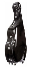 Load image into Gallery viewer, Core Fiberglass Bass Case with Wheels CC4300B