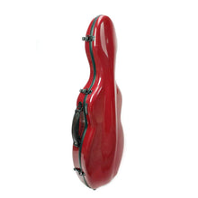 Load image into Gallery viewer, Tonareli Cello Shaped Fiberglass Violin Case