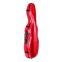Load image into Gallery viewer, Tonareli Cello Shaped Fiberglass Violin Case