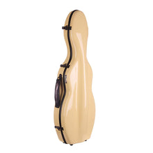 Load image into Gallery viewer, Tonareli Cello Shaped Fiberglass Violin Case