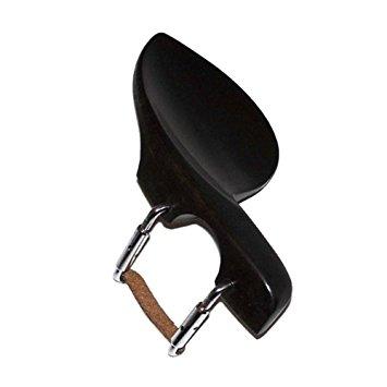 Guarneri Model Chinrest with Silver Hardware